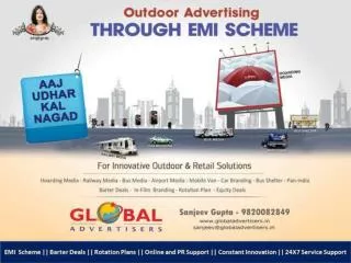 Creative Outdoor Banner Ads in Mumbai - Global Advertisers