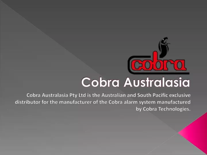 cobra australasia