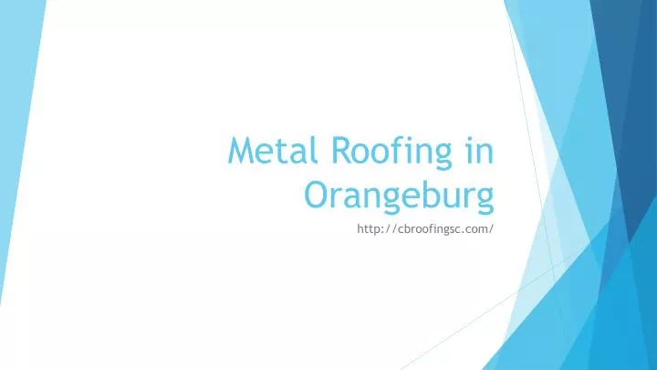 metal roofing in orangeburg