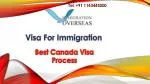 Canadian visa application process - slide 1