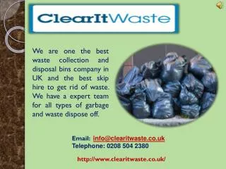 Same Day Waste Collection And Disposal Services In London