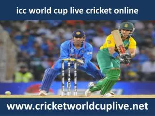 watch icc cricket world cup cricket 2015 live online
