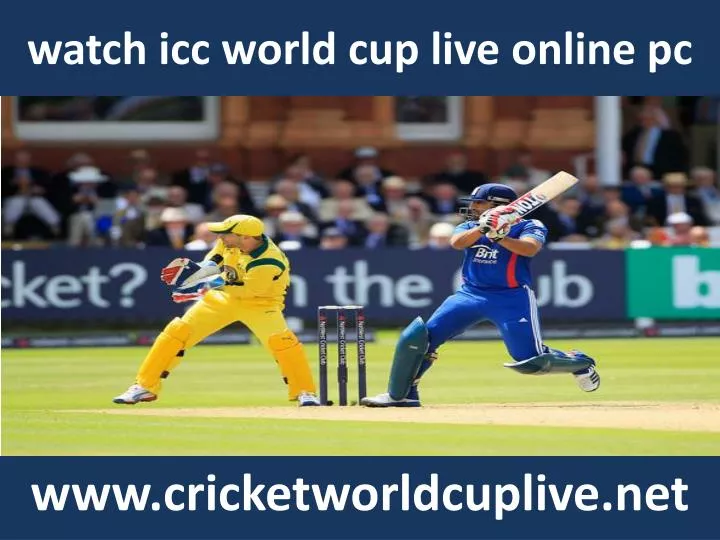 watch icc world cup live online pc