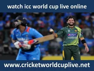 watch cricket icc world cup 2015 stream online