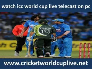 watch icc world cup 2015 cricket online
