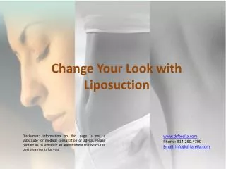 Change Your Look with Liposuction