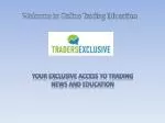 Online Trading Educaion
