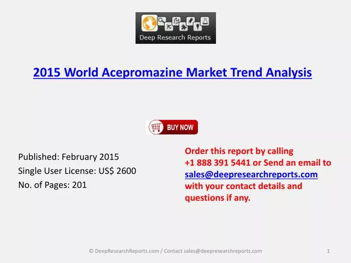 2015 world acepromazine market trend analysis