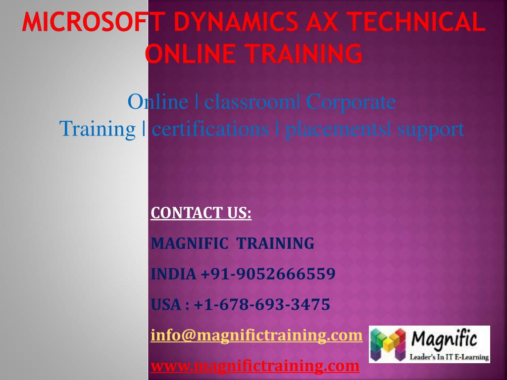 PPT - microsoft dynamics ax technical online training PowerPoint ...