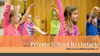 Private School In Ontario