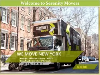 Welcome to Serenity Movers
