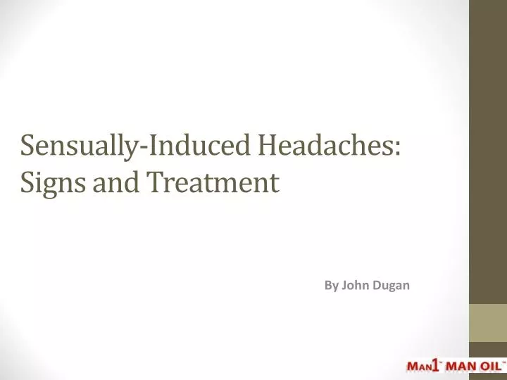 sensually induced headaches signs and treatment