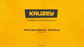 Betting Types Explained – Horse Racing