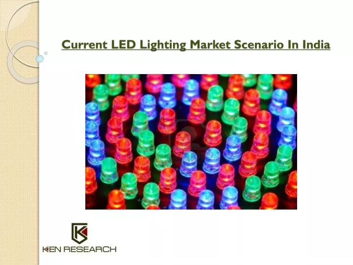 current led lighting market scenario in india