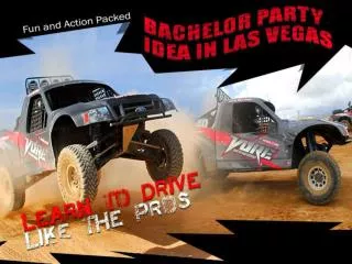 Las Vegas Bachelor Party Ideas for an adrenaline Packed Day