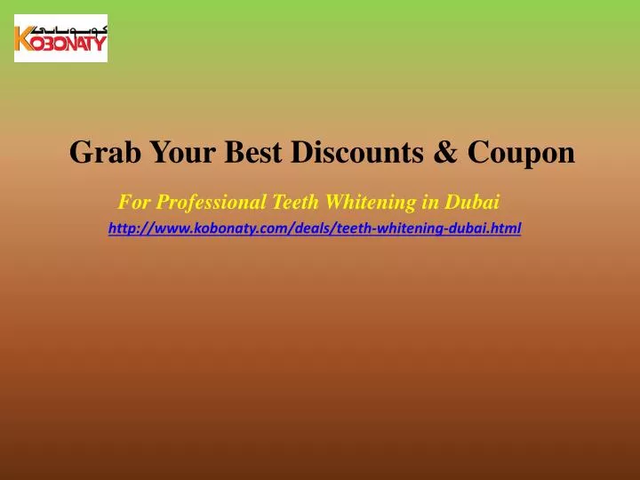 grab your best discounts coupon