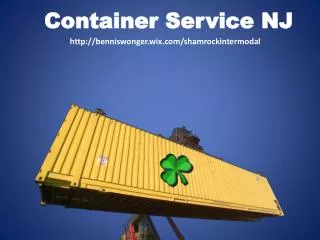 Container services NJ