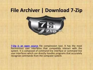 7 Zip Free Download