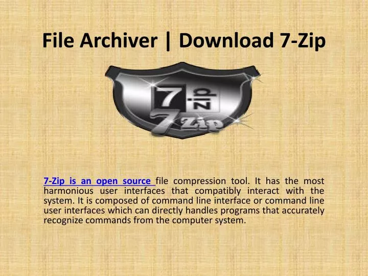 file archiver download 7 zip