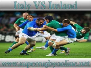 watch rugby Italy vs Ireland live online