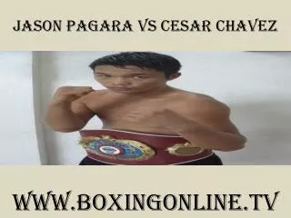 watch Jason Pagara vs Cesar Chavez 7 February 2015 online