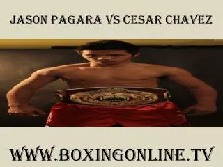 watch Jason Pagara vs Cesar Chavez 7 February 2015