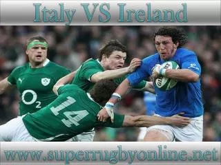 watch Ireland vs Italy online stream