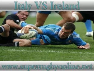 see Ireland vs Italy online
