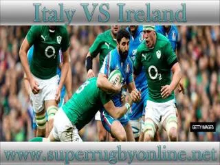 live Ireland vs Italy stream online