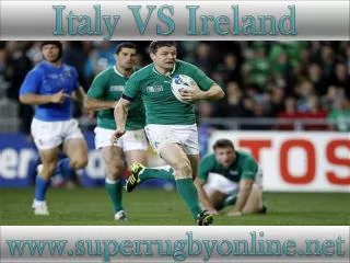 watch Ireland vs Italy live online stream