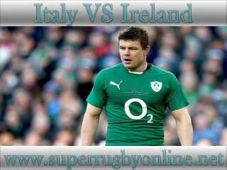watch Ireland vs Italy online rugby match