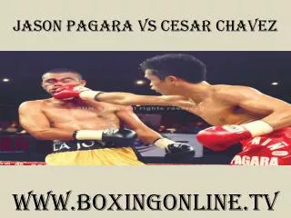 jason pagara vs cesar chavez
