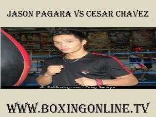 jason pagara vs cesar chavez