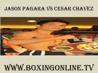 jason pagara vs cesar chavez