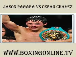 jason pagara vs cesar chavez