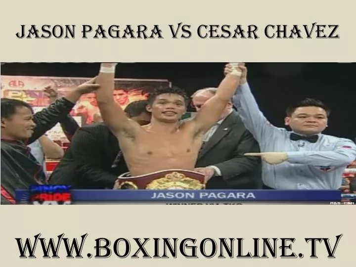 jason pagara vs cesar chavez