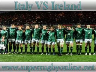 Ireland vs Italy Six Nations
