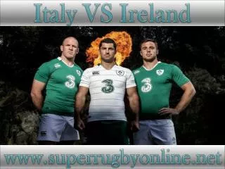 how to watch Ireland vs Italy online match on mac