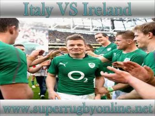 Ireland vs Italy live on webstreaming