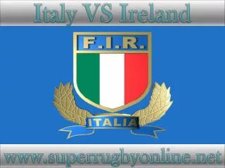 live Ireland vs Italy online