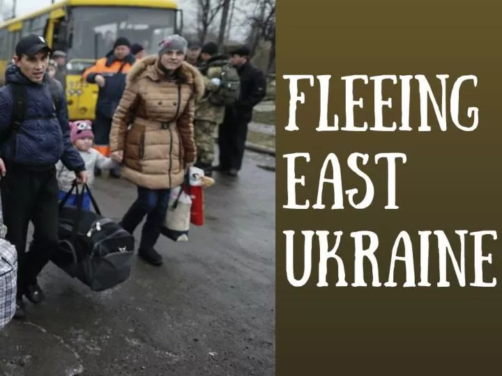 fleeing east ukraine