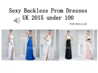 Aiven.co.uk sells Inexpensive backless prom dresses UK