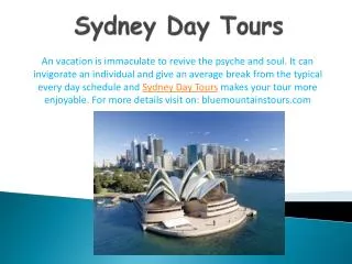 Blue Mountains Tours: Tour to Sydney filled with fun