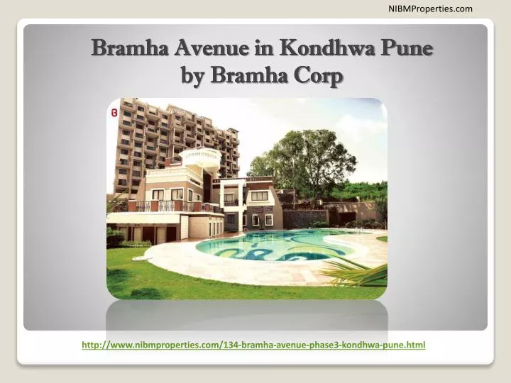 bramha avenue in kondhwa pune by bramha corp