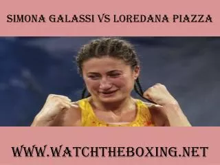 simona galassi vs loredana piazza