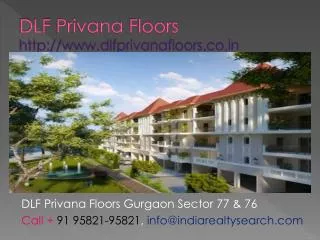 New DLF Privana Floors
