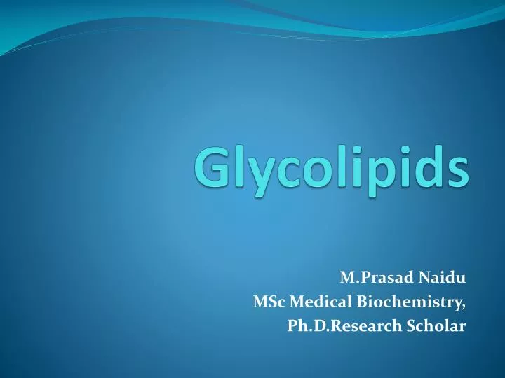 glycolipids