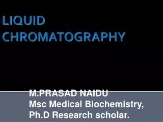 liquid chromatography