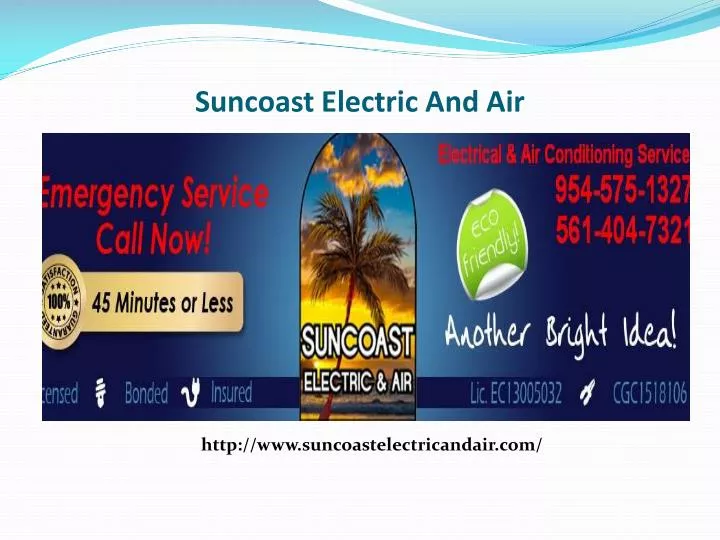 suncoast electric and air