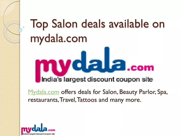 top salon deals available on mydala com